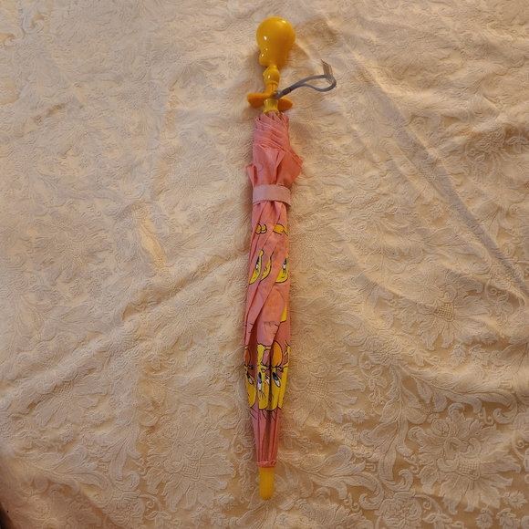 Vintage! Looney Tunes - Tweedy Pink umbrella - Picture 4 of 16